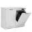 20 Gallons Double White Tilt-out Recycling Trash Cabient with Deodorizer (not Include Trash Can)