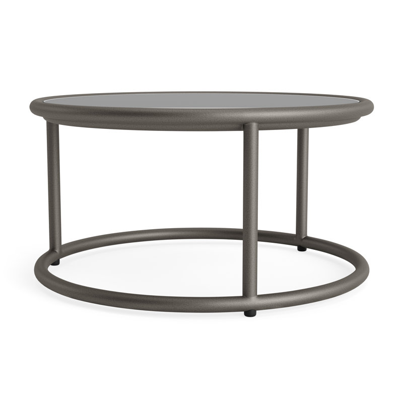 Walter Lamb Outdoor Round Side Table, Mica