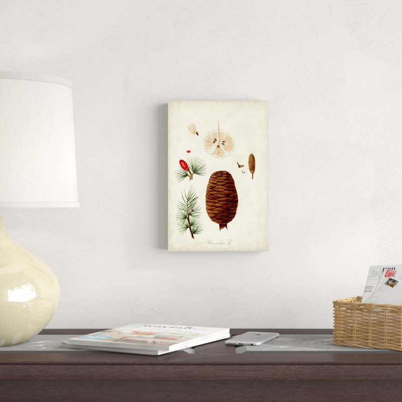 Antique Tree Study VII - peinture sur toile tendue, H 12 po x l 8 po