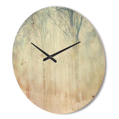 Solid Wood Wall Clock