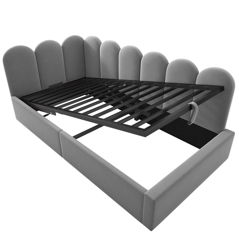 Upholstered Daybed, Grey