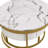 Modern Round Nesting Coffee Table Set with Drawers and Versatile Functionality