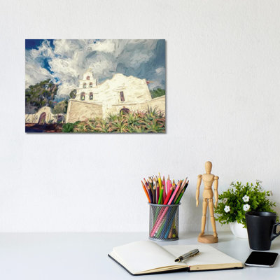 The San Diego Mission - Wall Art Print - Wrapped Canvas