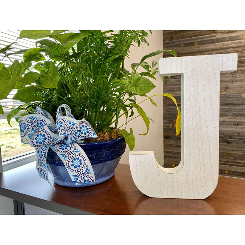 Text & Numbers Letter Block