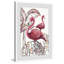 Tropical Flamingos II - Single Picture Frame Print-1566267995