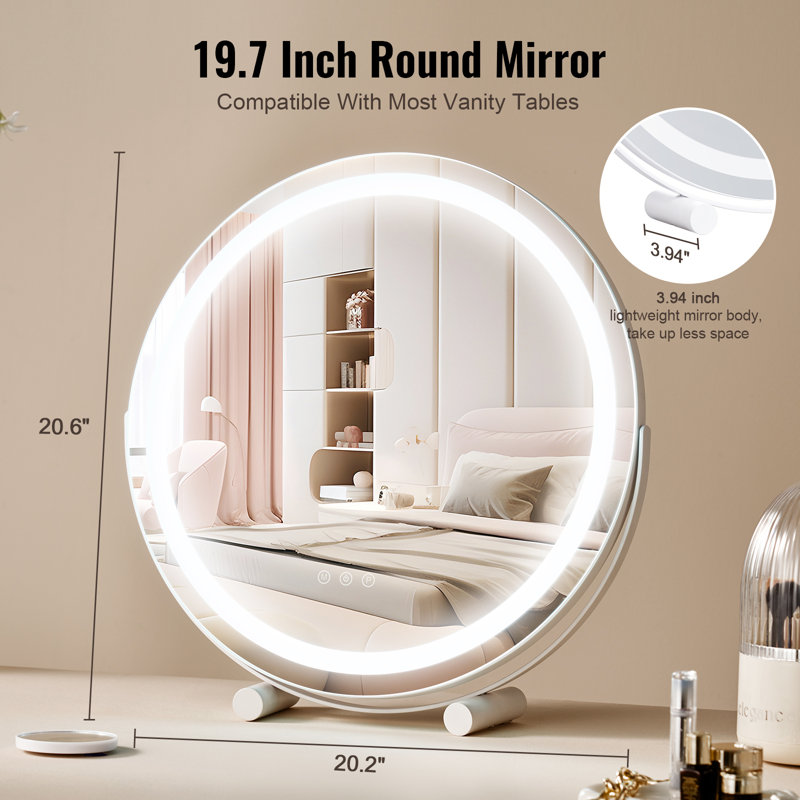 Miroir de salle de bain, 23 po x 23 po