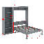 Lit escamotable avec tablettes Murphy-217214643