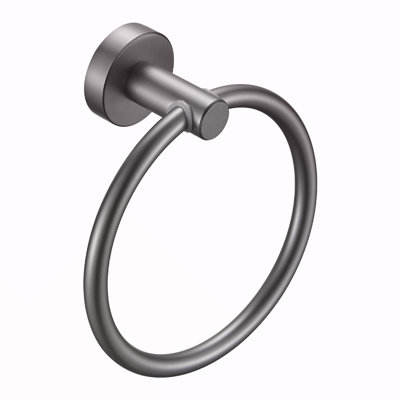 Anneau à serviette gris pistolet