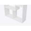 Asymmetrical Display Shelf & Bookcase, 5-Tier, White-163303595