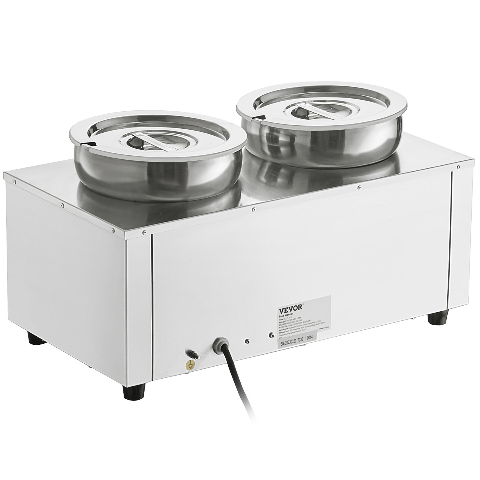  304 Stainless Steel Soup Kettle Food Buffet Warmer