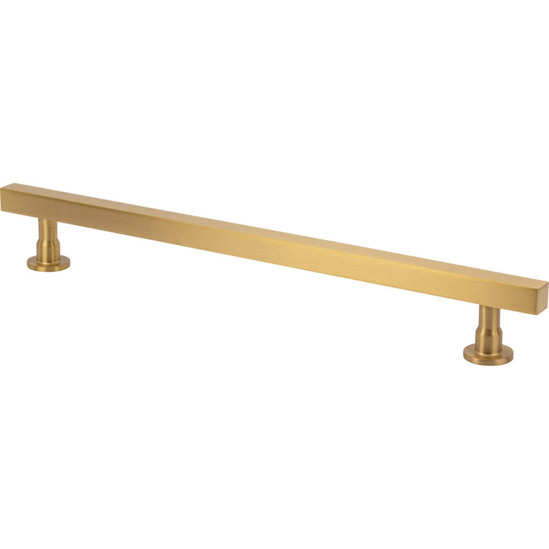Dante 12" Center to Center Appliance Pull, Satin Brass