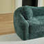 Canapé inclinable convertible courbé de 86 pouces, canapé-lit pliant sans cadre 2 en 1 avec base coulissante et siège profond, canapé inclinable en chenille à deux places, aucun assemblage requis Vert-115151664