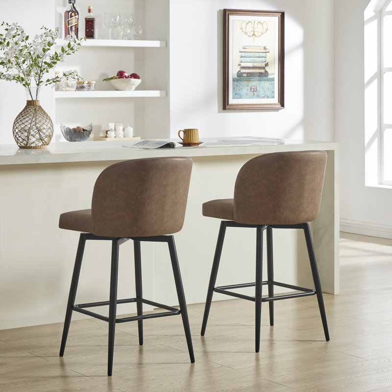  Tabouret à hauteur de comptoir Rhyth, Brown
