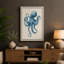 Blue Octopus Modern - Wrapped Canvas-298806233-298806247