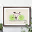 Lime Bicycle - Picture Frame Painting-62802708-62802711