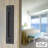 12 in Handles, Black Powder Coated Finish Round Shape-Fit 1 3/8-1 3/4" Door, Heavy Steel Handle/Pull