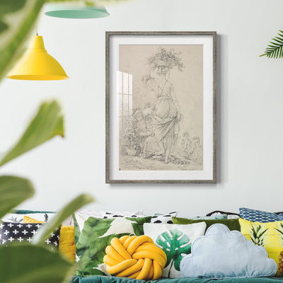 Vintage Sketch LXIX -Framed Print