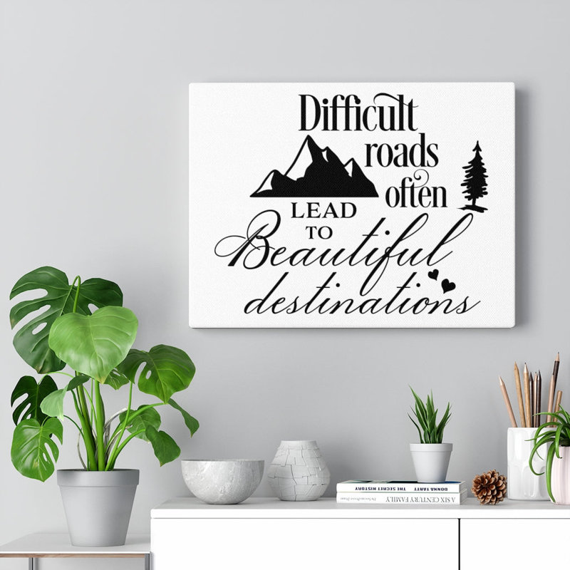 To Beautiful Destinations 1 Piece Wrapped Canvas Wall Art, 61cm H x 76cm W