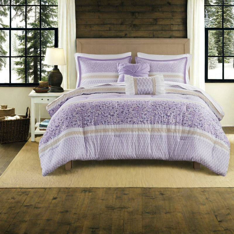 Piece Bedding Sets Microfiber Full Queen Farmhouse Bedroom Home