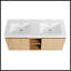 Meuble-lavabo mural 48 po avec double lavabo