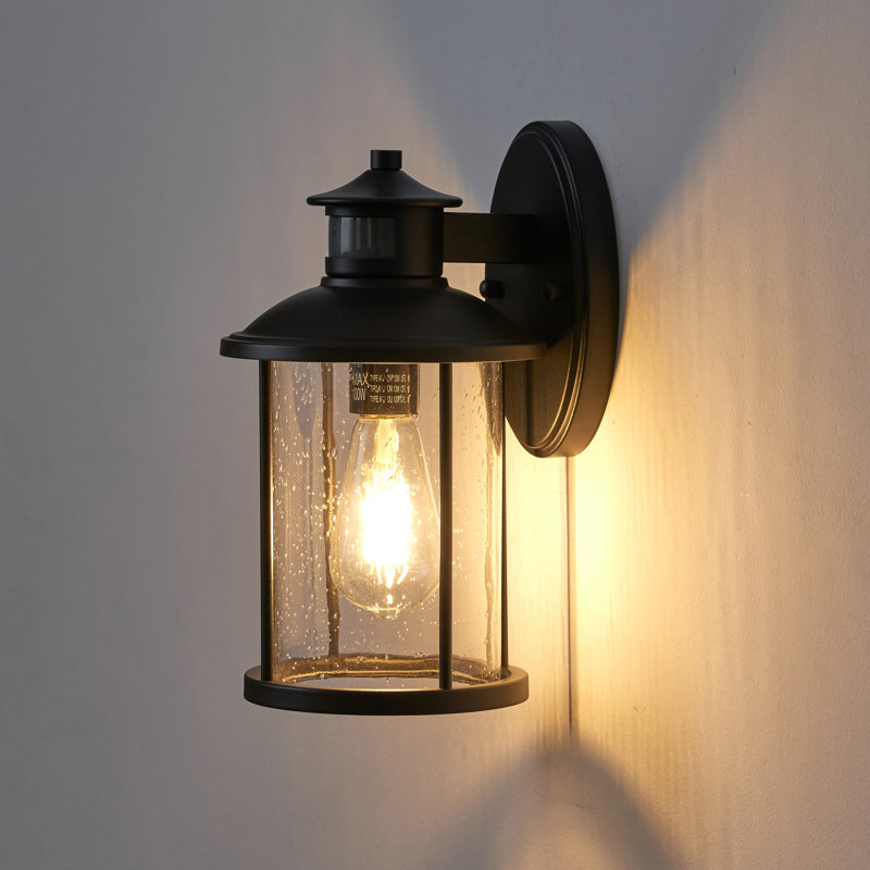 Weddel Wall Light, Matte Black, 1 Light