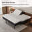 Split Top King Adjustable Bed Frame With 14'' Medium Plush Memory Foam Mattress, Wireless Remote & App Control, Massaging, Under Bed Light, E3100 Urban Grey-1483836139-1459815541