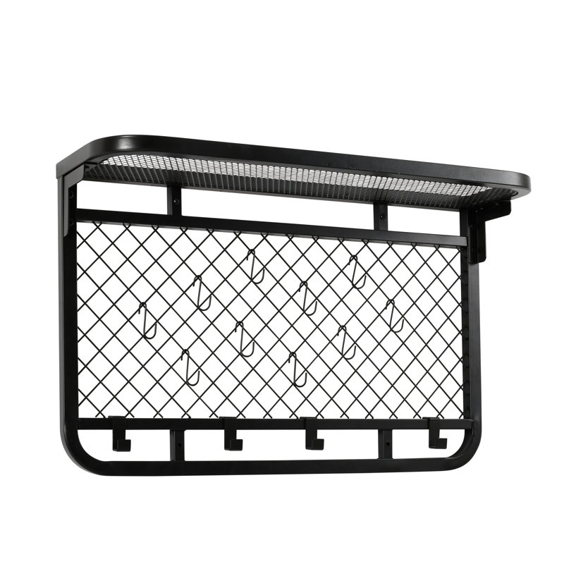 Maletha 32" W Steel Storage Rack