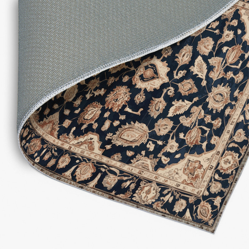 Tapis d'intérieur et d'extérieur gris Persian, Rectangulaire 2 pi x 3 pi