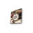 Elegant Decorative Canvas Wall Clock, 11 x 11 inches | 100% Suede Canvas, 100% Wooden Frame (Thickness: 1.2 inches) | Perfect for Home Decor, Living Room, Office, Timeless Style & Functionality