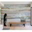 Adhésif mural pelez et collez - Mur scintillant doré moderne-258424082-262009115