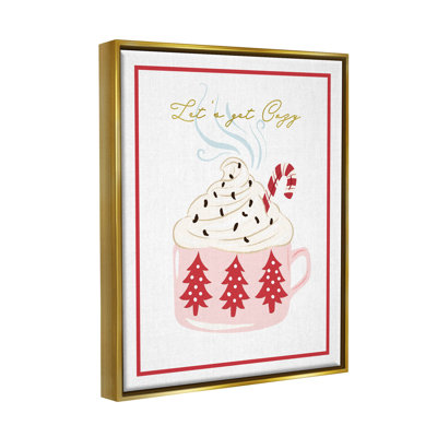 «Let's Get Cozy Pink Cocoa» par The samedi Evening Post - impression sur bois