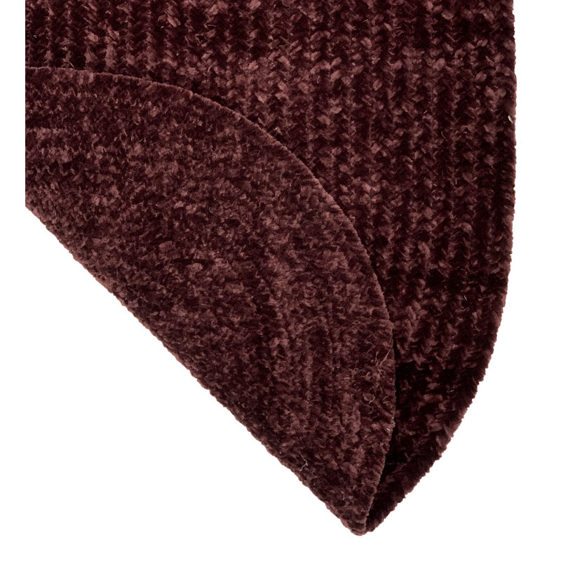 Tapis tressé en chenille de polyester Addyson, Tapis de couloir 24 po x 72 po