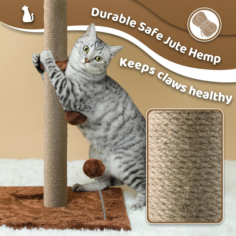 34'' Tall Palm Cat Tree, Cat Scratching Post