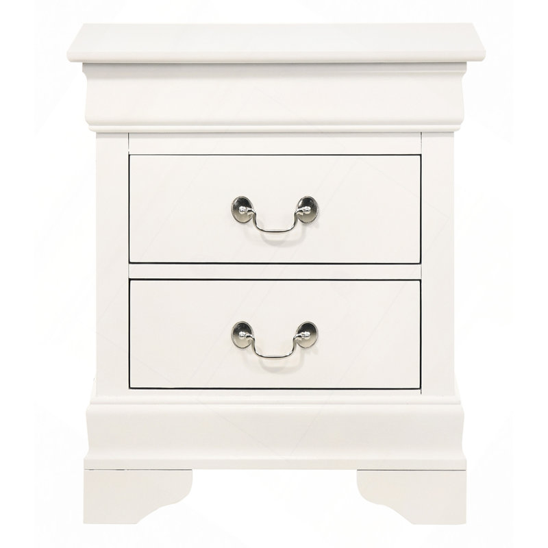 Table de chevet élégante, Blanc