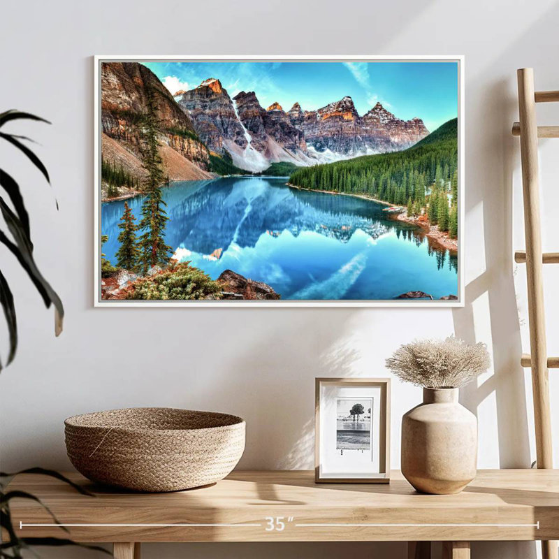Parc national, Cadre flottant blanc, 25 po x 17 po