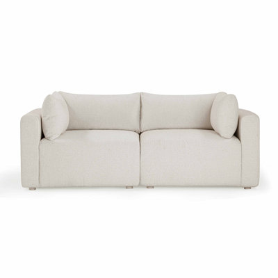 Hangover Cream Outdoor Modular Loveseat