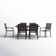 Argyri 6 - Person Metal Patio Dining Set with Square Table