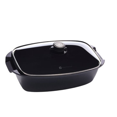 Non-Stick Aluminum Roasting Pan with Lid