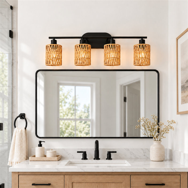 Éclairage pour meuble-lavabo à intensité variable Nafissa, 4