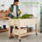 Elevated Planter W/ Wheels-730972936