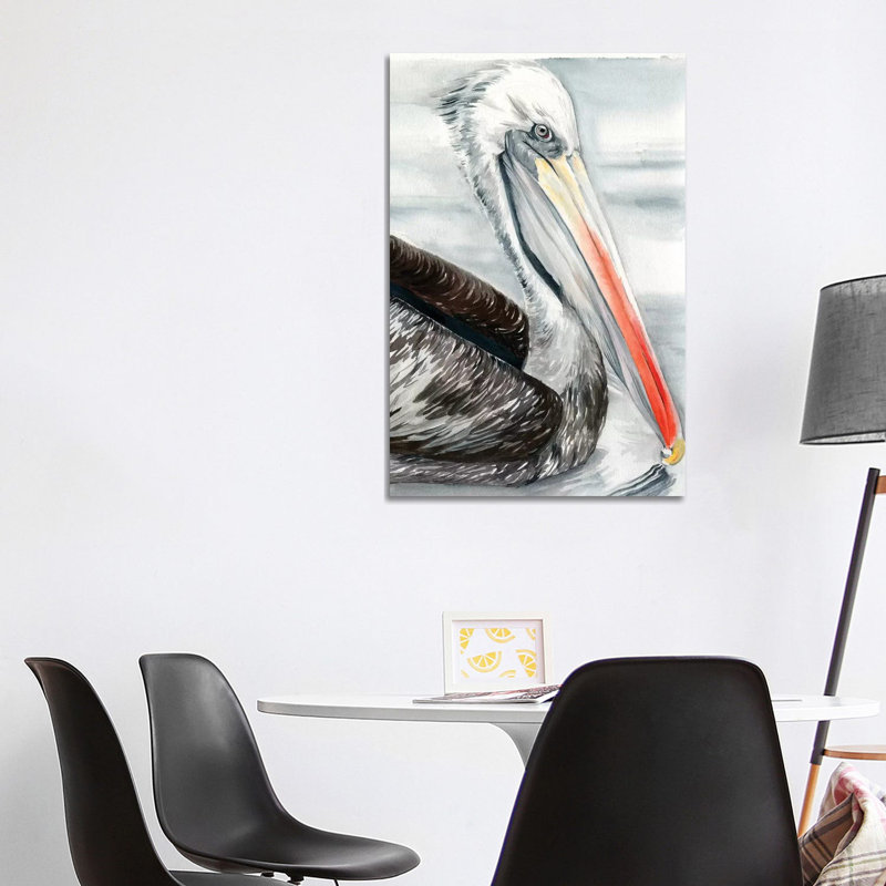 Grey Pelican I by Jennifer Paxton Parker - Wrapped Canvas Gallery-Wrapped Canvas Giclée, 101.6 cm H x 66.04 cm W