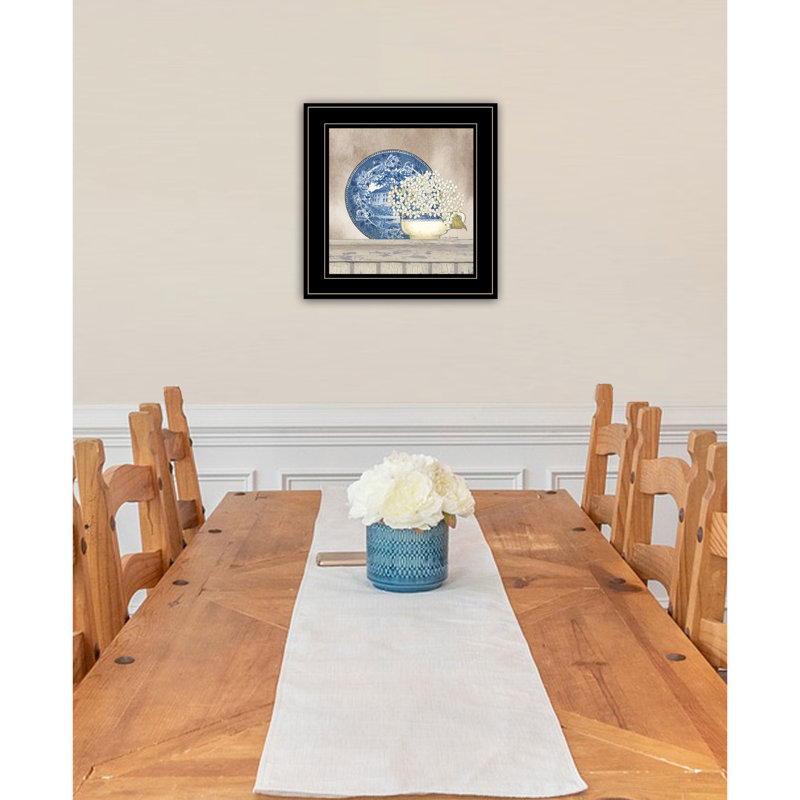 " Blues I" By , Hang-Ready Framed Paper Art, Multicolor With Black Frame, 15" Height X Width 'S , Print In * 15