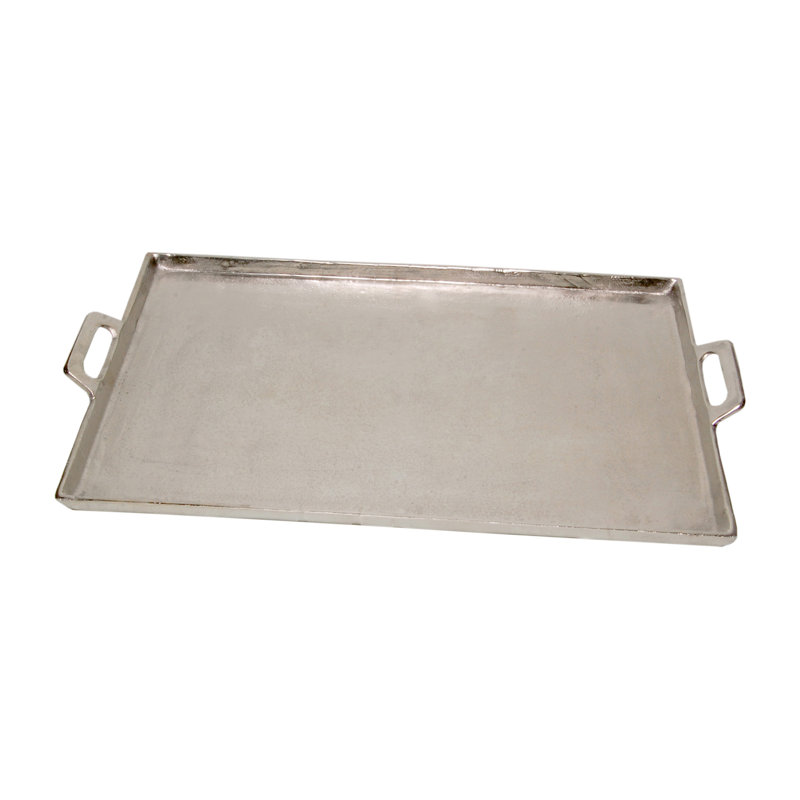 Plateau de service Luciana, H 0,5 po x l 25 po x P 15 po, Gris