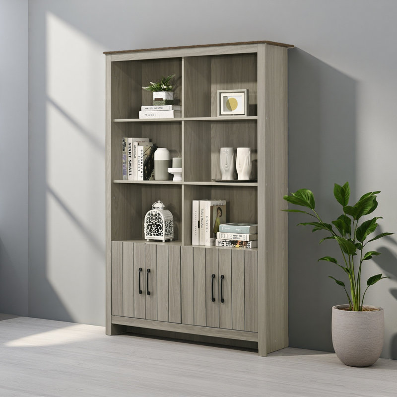 Bibliothèque l 47 "avec portes d'armoire