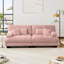 Canapé 2 places pour le salon, canapé 2 places en chenille avec 2 coussins lombaires et 2 coussins décoratifs-818084204