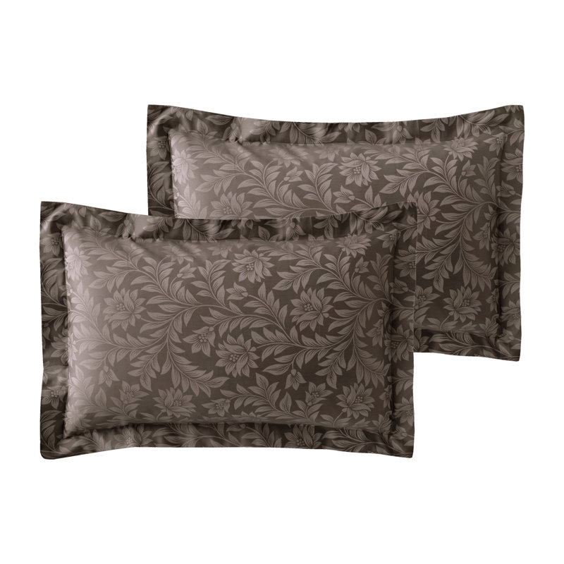 Colell Cotton Blend Pillow Case, Brown