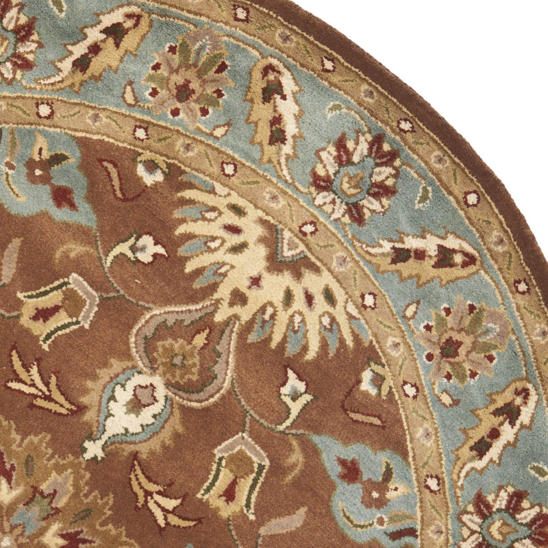 Cranmore Hand Tufted Wool Oriental Rug, Round 6'