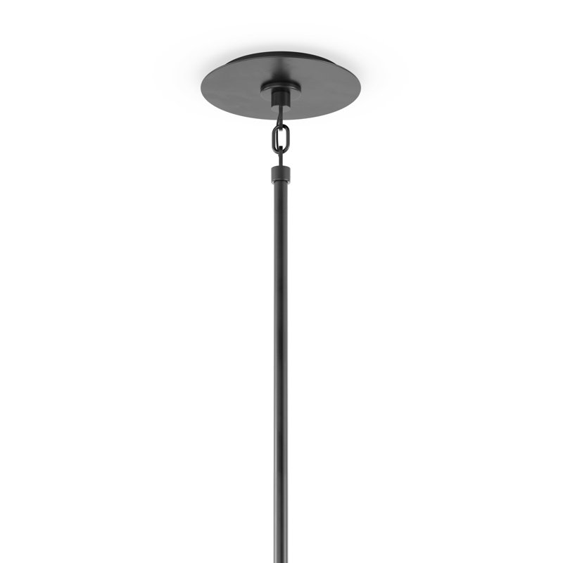 Marbled Globe 1 - Light Pendant, 11.81" H x 11.81" W x 11.81" D, Black Gunmetal