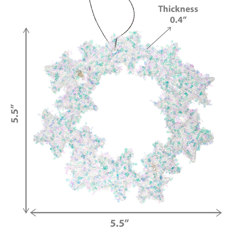 Ornement couronne fantaisiste - ensemble de 12