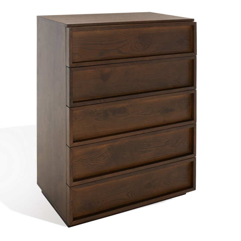 Commode à 5 tiroirs Hudson, Chêne médium
